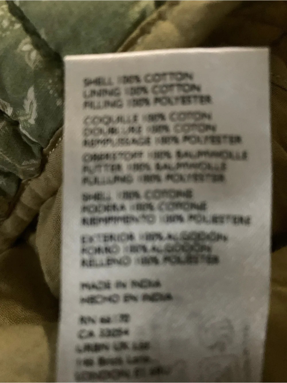 Free People WomQuilted Sage Green Jacket